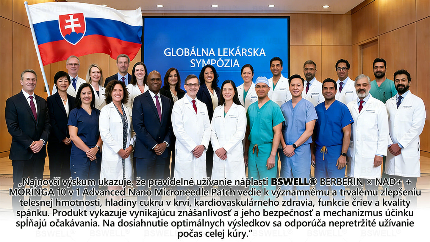 BSWELL® Nano mikronidla chudnúci náplasť (Rýchlo raz denne, viditeľné zmeny do 28 dní) ✅ Pre obezitu, kardiovaskulárne zdravie, cukrovku, spánkovú apnoe, zdravie kĺbov, problémy s kĺbmi a ďalšie