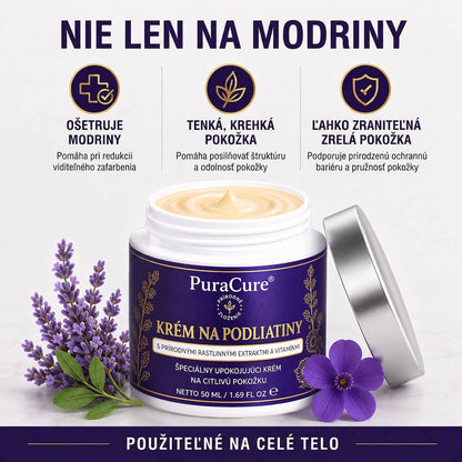 PuraCure® Krém na starostlivosť o modriny a posilnenie pokožky – pre zrelú, tenkú a krehkú pokožku