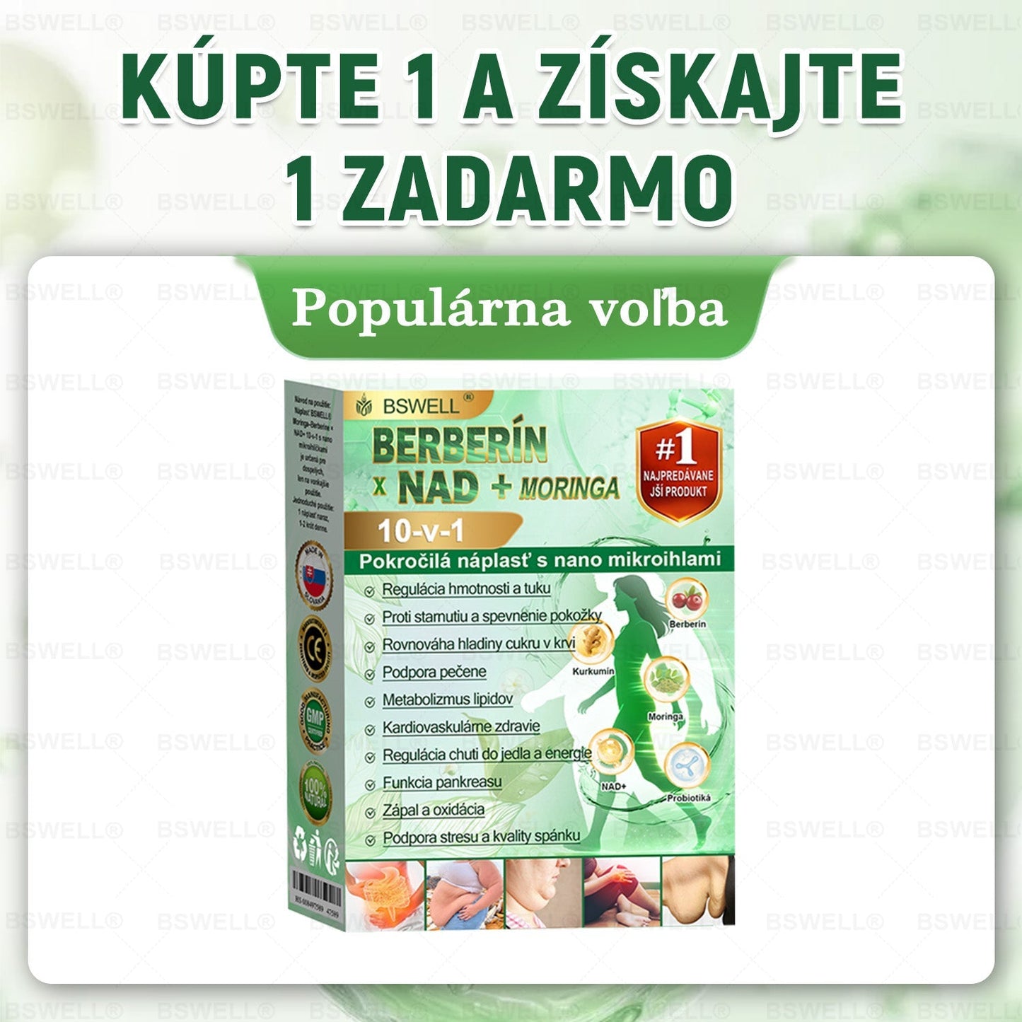 BSWELL® Nano mikronidla chudnúci náplasť (Rýchlo raz denne, viditeľné zmeny do 28 dní) ✅ Pre obezitu, kardiovaskulárne zdravie, cukrovku, spánkovú apnoe, zdravie kĺbov, problémy s kĺbmi a ďalšie